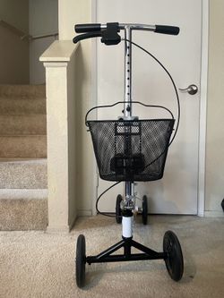 Roscoe Medical Knee Scooter with Basket