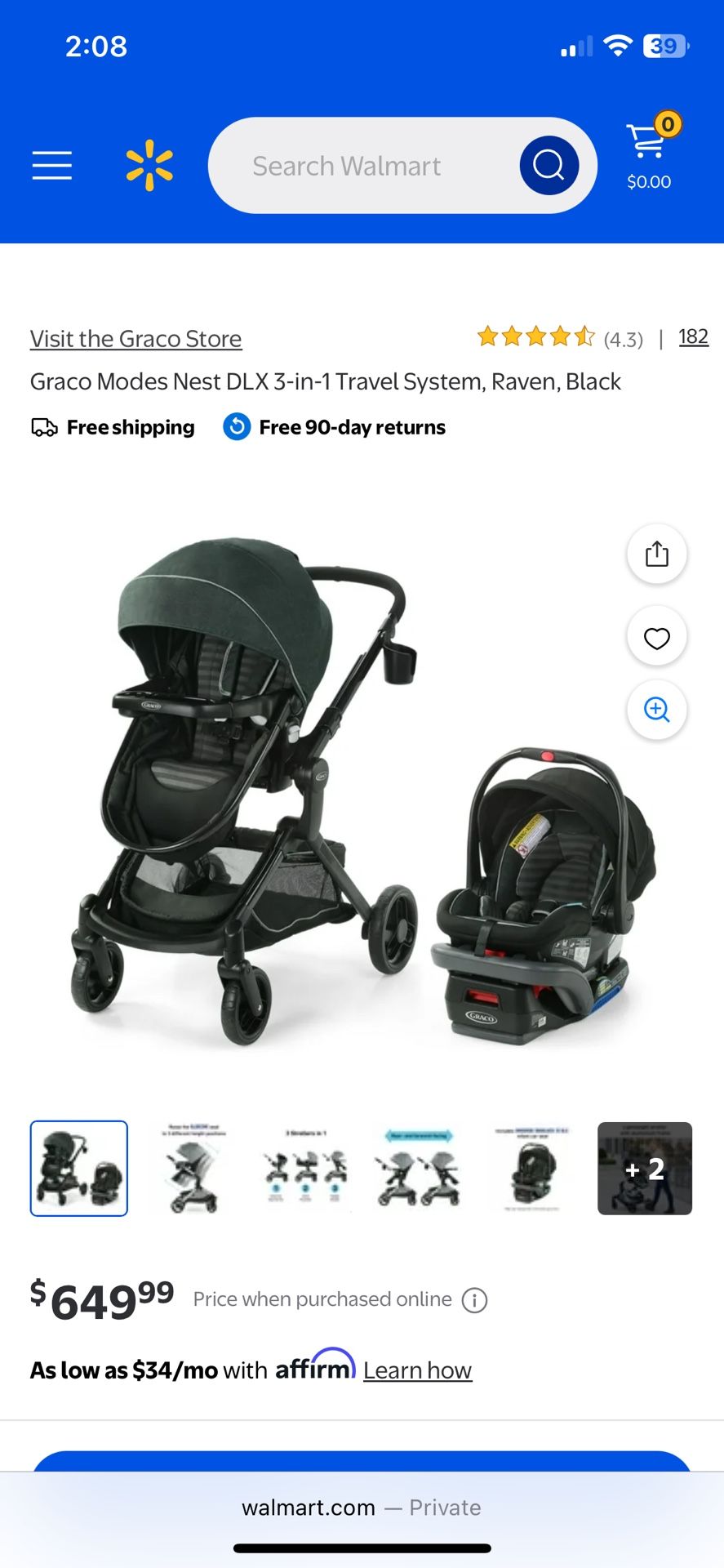 Graco Modes Nest DLX 3-in-1 Travel System