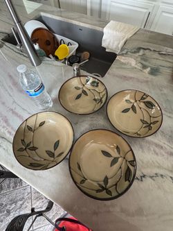 Set of 4 Excel condition, no chips microwave and dishwasher safe