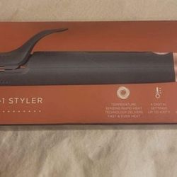 Hairitage 1" Ceramic Tourmaline Hair Straightener and Curling Iron 