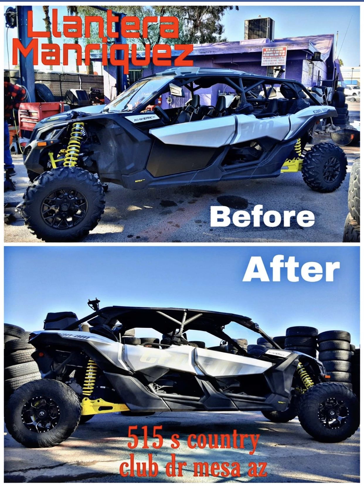 Wheels and tires for Razr,Can am and all utv&atv