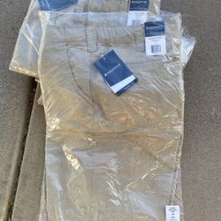 5 Pair Mens Khaki Shorts 34 W