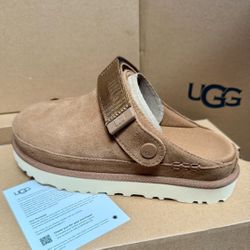 NEW UGG WOMEN S GOLDENSTAR CLOG CHESTNUT