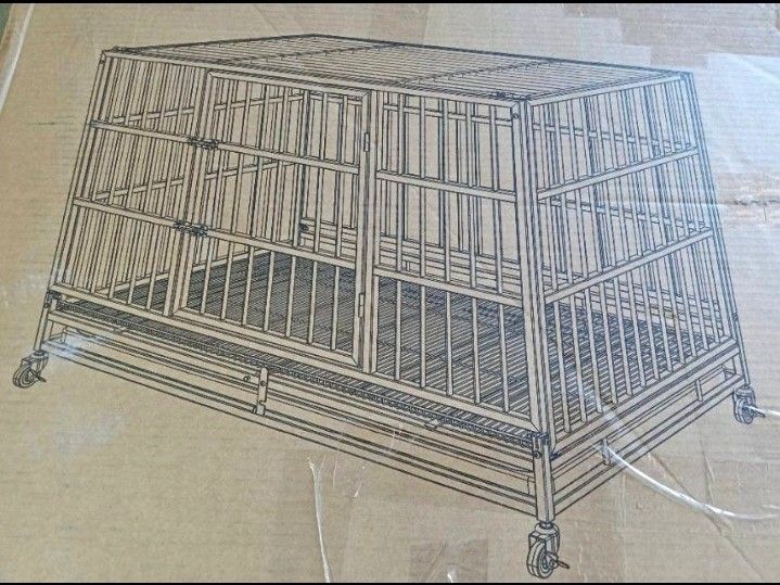 Heavy Duty Crate on Wheels, 48"