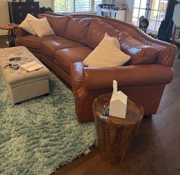 Genuine leather couch