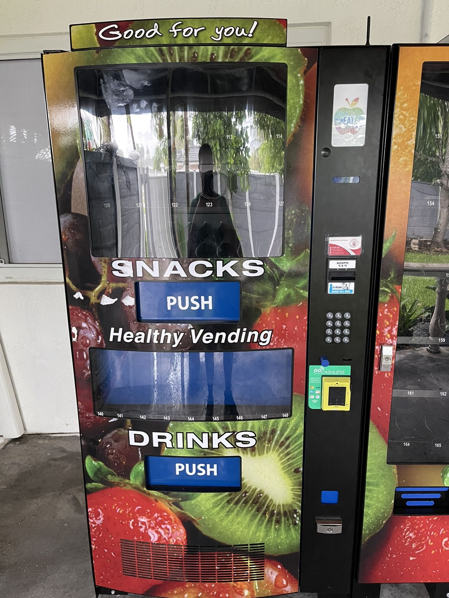 HY2100 Healthy You Vending Machine With Side Unit 