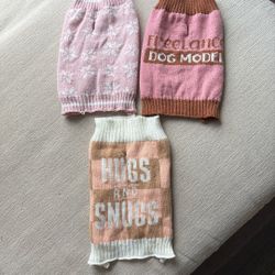 Dog Sweater 3 Set 