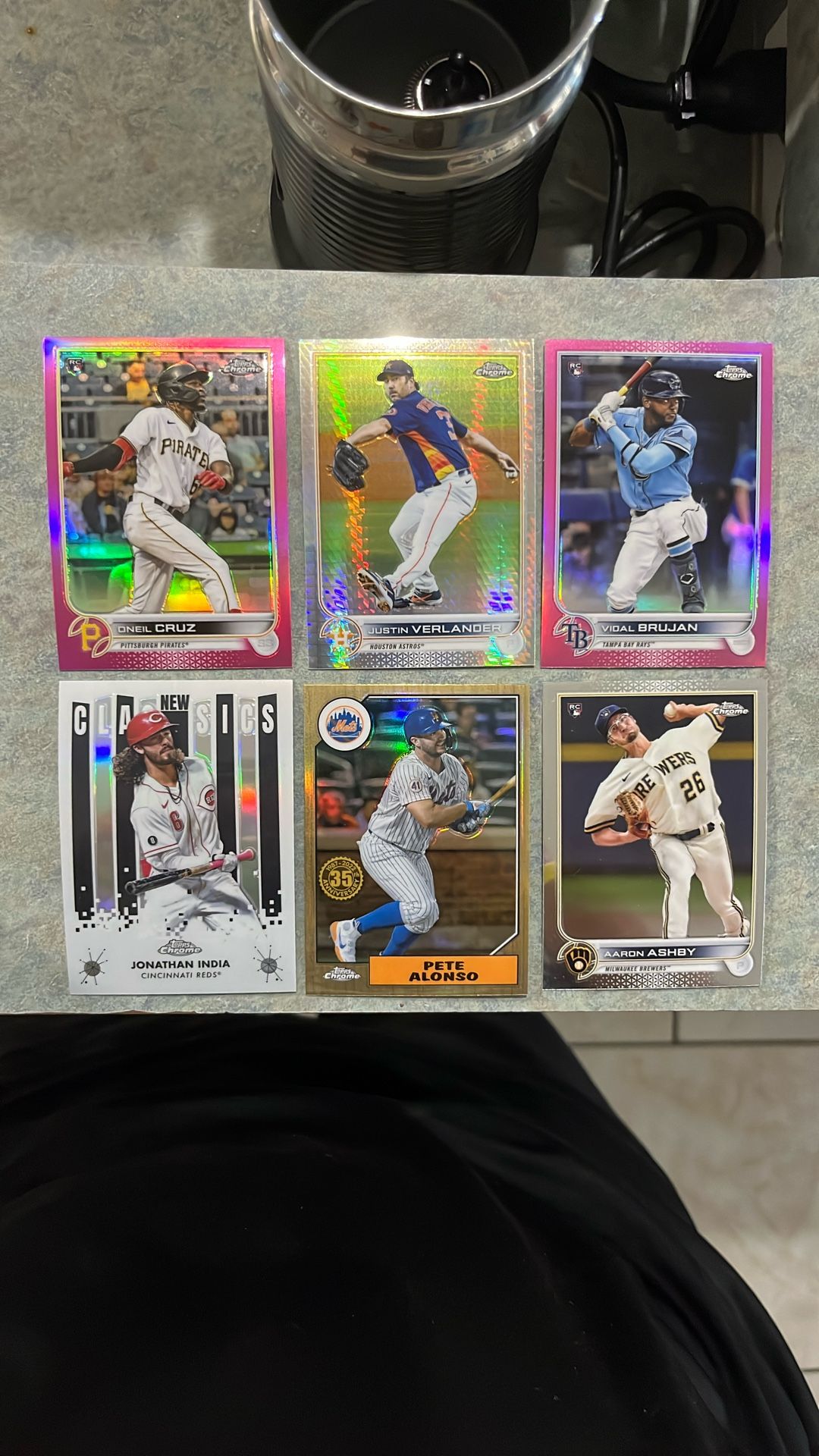 Topps Chrome Baseball Cards 