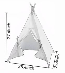 New Gendrutis Cotton Tent Bed for Small to medium pets