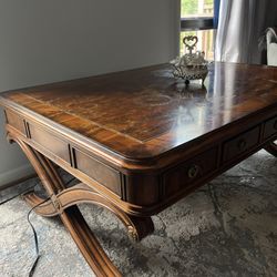 Elegant Regency Revival Mahogany Writing Desk