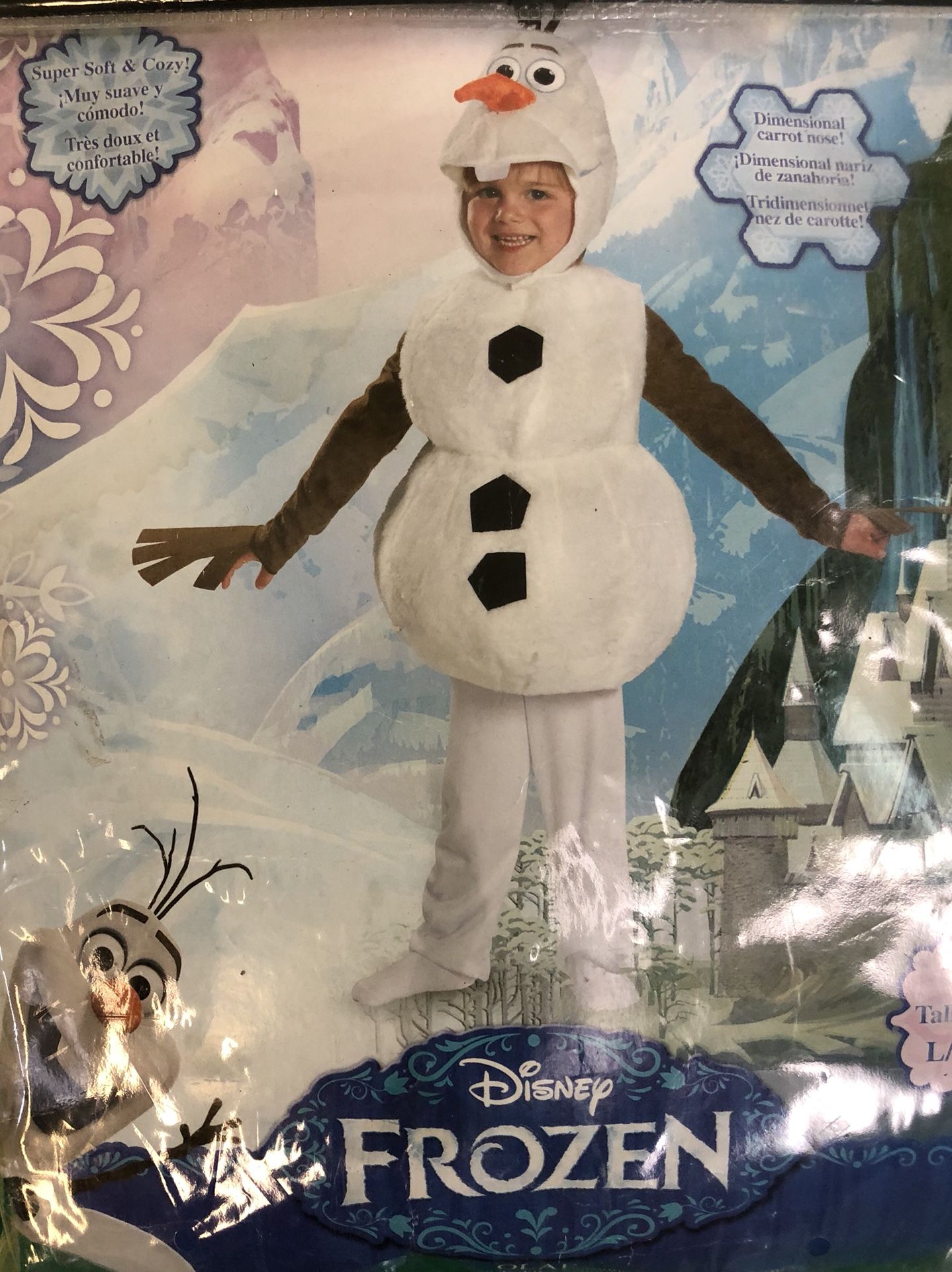 Olaf costume size 4-6