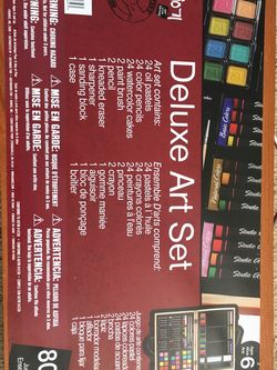 Deluxe Art Set For Kids Drawing
