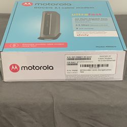 Motorola MB8600 DOCSIS 3.1 Cable - Black; Brand New Never Opened