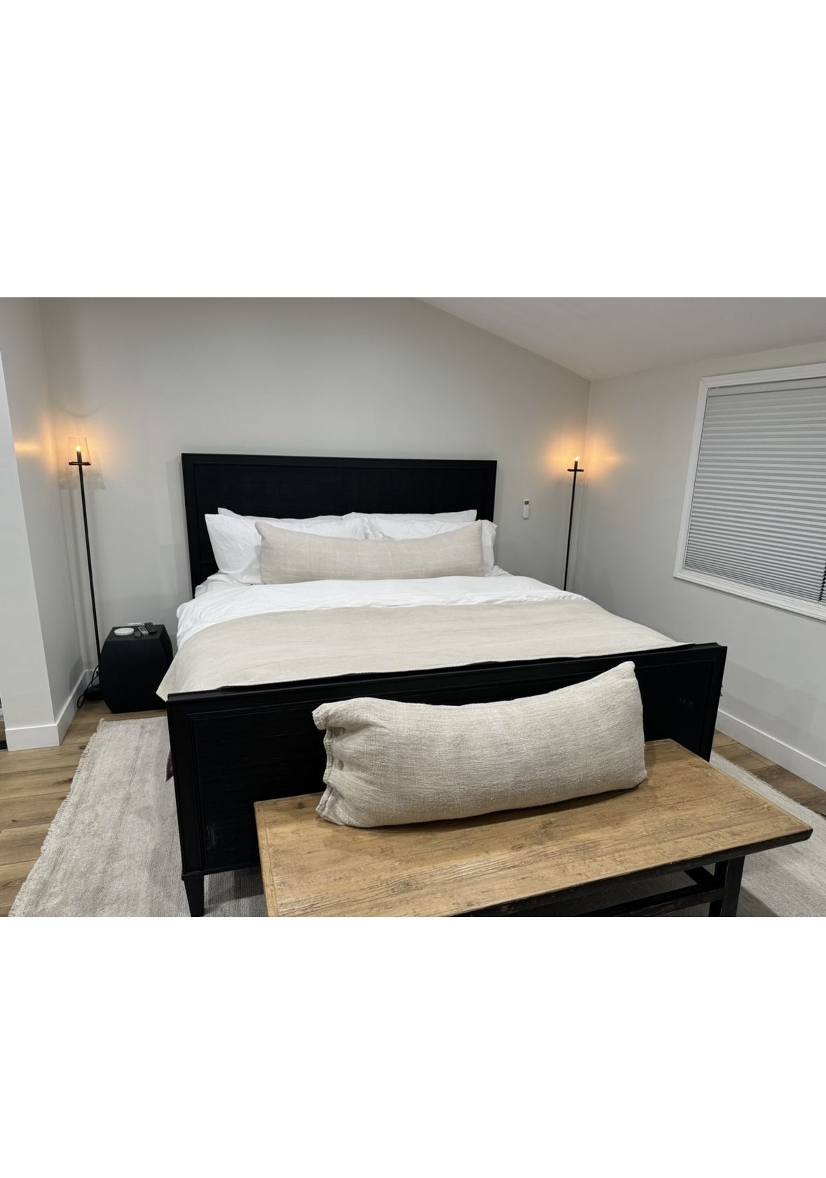 Arhaus Pearson Gallery Cane Bed Frame King Size