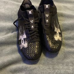  Black Under Armor Cleats Size 9