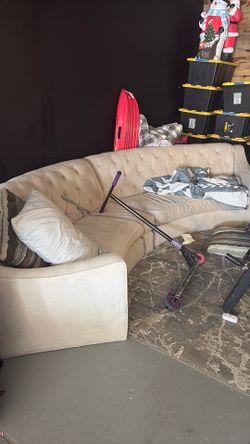 Curved couch