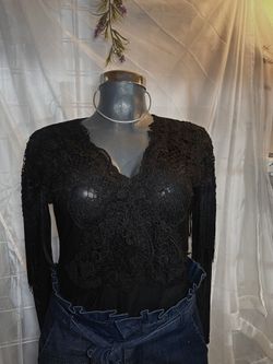 Long Sleeve Mesh Bodysuit 