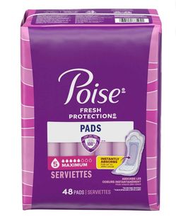 Poise urine pads 5