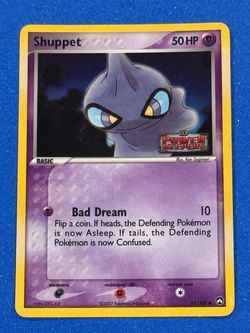Pokémon TCG - Shuppet 61/108 - EX Power Keepers - Reverse Holo Stamped - NM/LP