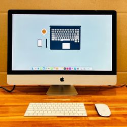  iMac 27” 2017 5K Retina 4.2Ghz i7 16GB RAM 500GB SSD RADEON PRO 575 4GB VRAM Graphics
Read description