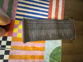 Vintage Morse Code NATO Phonetic Alphabet Reference Strip