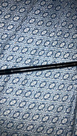 Bass pro graphite series baitcasting rod with fish charm on handle