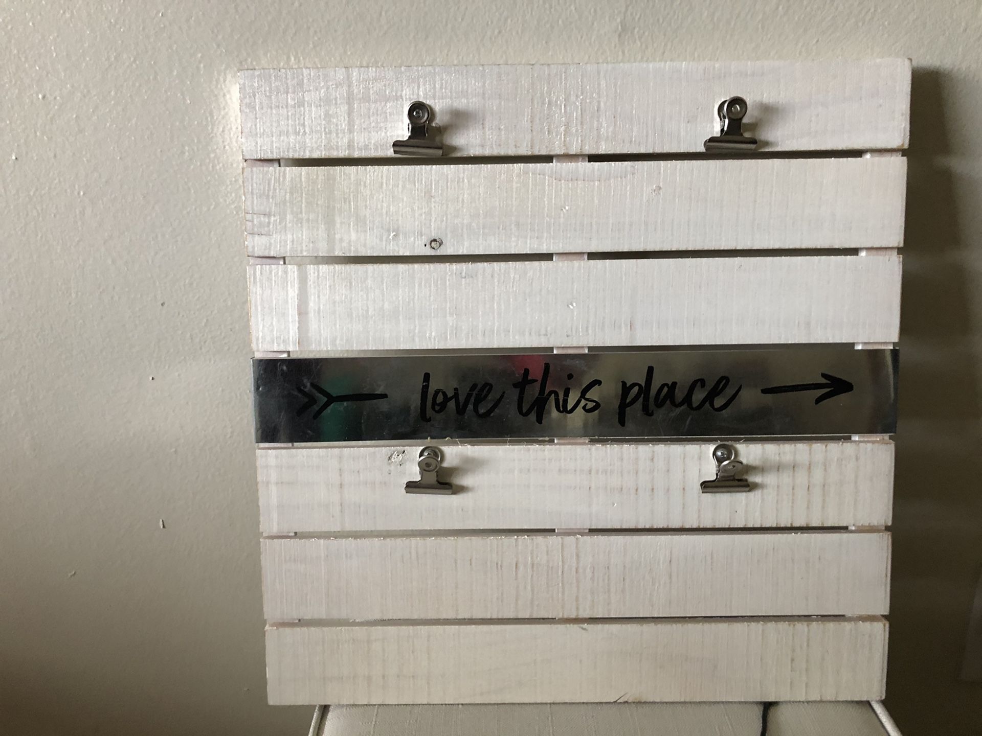 16” x 16” Clip On Picture Display Board