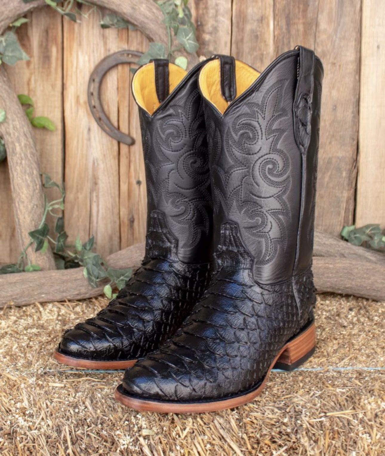 Botas De Piel - Negro - Para Hombres - Varias Medidas