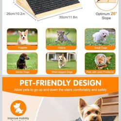 Dog Ramp for Stairs, Non-Slip Dog Stairs