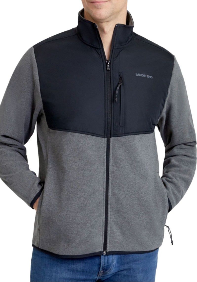 Lands' End Men's T200 Fleece Jacket - New with Tag