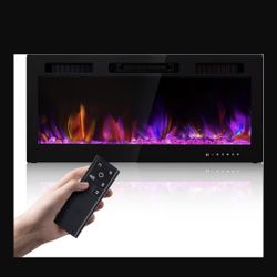 Realsmart 50 Inch Wall Mount  Electric Fieplace 
