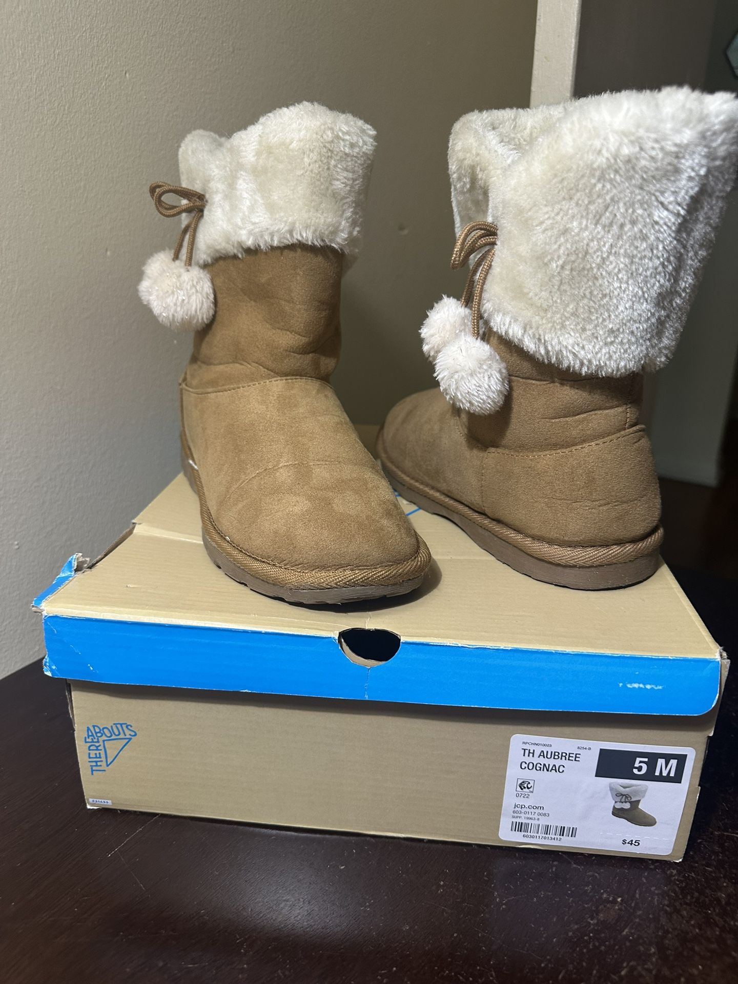Girls Boots Tan