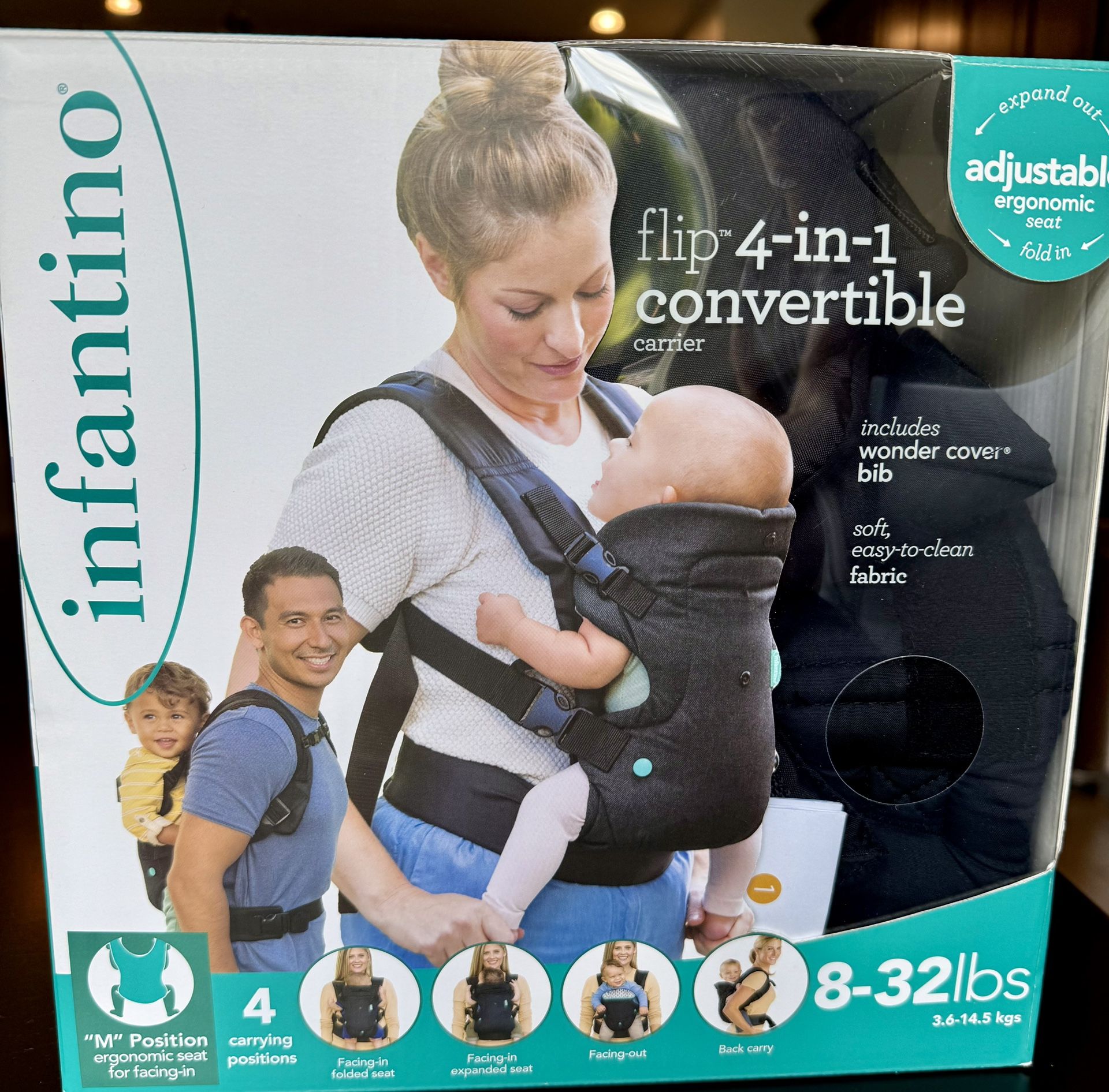 Infantino Flip 4-in-1 Convertible Baby Carrier