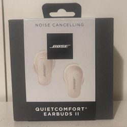 Bose QuietComfort Noise Cancelling Bluetooth Wireless Earbuds II - White