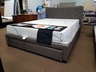 Bed frame with storage