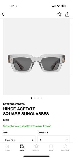 BOTTEGA VENETA SUNGLASSES AUTHENTIC