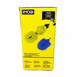 Ryobi EZClean Rotating Brush Attachment Set