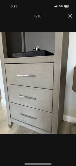 Restoration hardware book shelf with desk bundle
