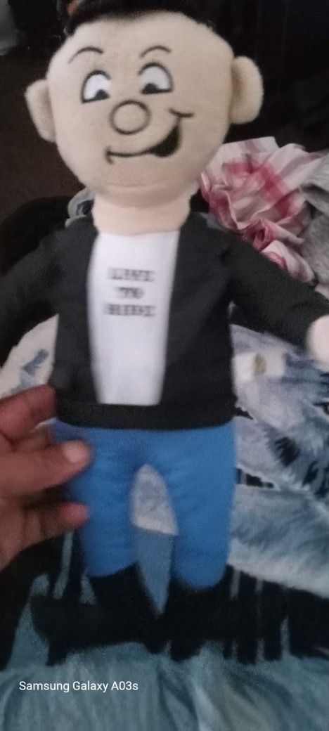 thee stooges Road hog love to Ride plush Doll 15 tall staffed doll toy