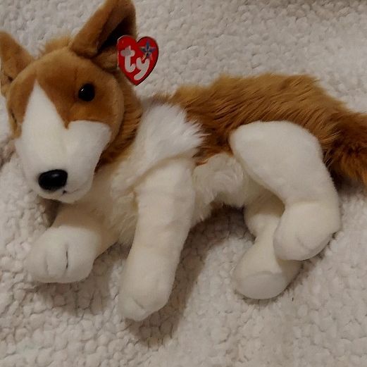 TY COLLIE Plush 12" Like New