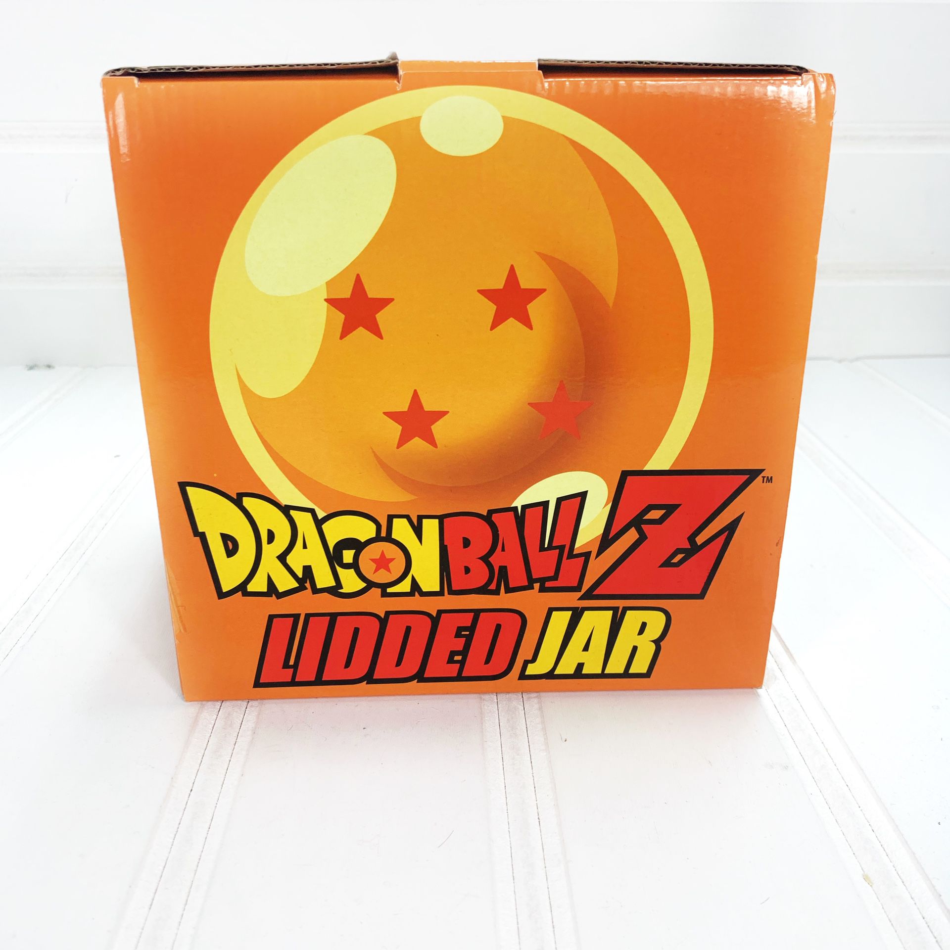 New Anime Dragonball Z 4 Star lidded orange cookie jar Collectible Dragon Ball
