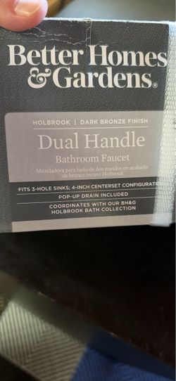 Better Homes & Gardens Holbrook Dual Handle Bathroom Faucet