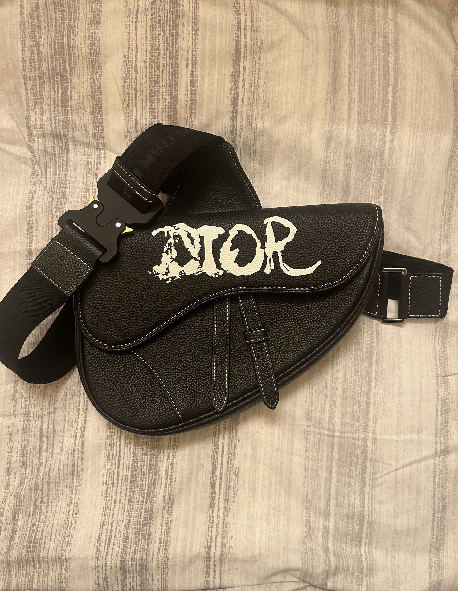 Dior X Peter Doig Saddle Crossbody Bag 