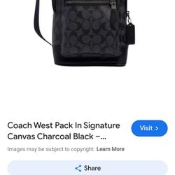 Leather Coach Bag