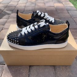 Christian Louboutin Louis Junior Spikes Flat ClF EURO Size 41.5