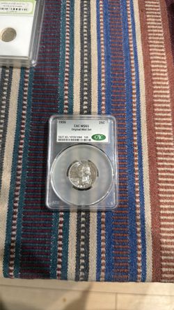 1956 Silver Quarter MS65
