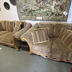 Set Of 2 Sofá Couch 