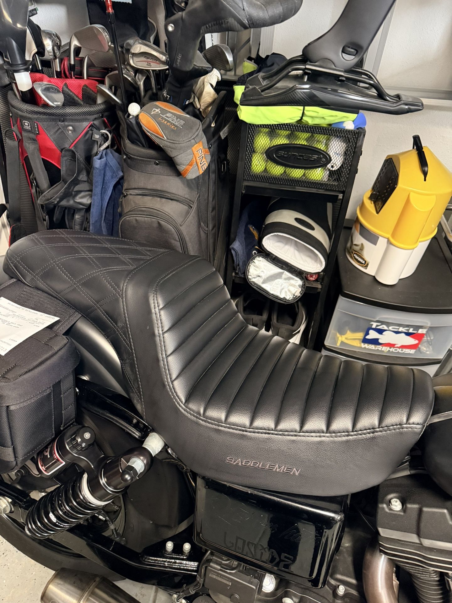 SADDLEMEN TUCK AND ROLL DYNA SEAT