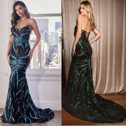 New With Tags Sequin Mermaid Formal Dress & Prom Dress $179