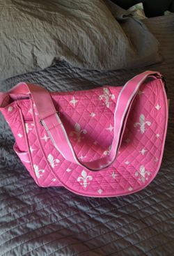 Pink diaper bag